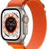 Apple Watch Ultra GPS + Cellular, 49 мм, корпус из титана, ремешок Alpine оранжевого цвета