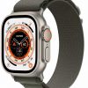 Apple Watch Ultra GPS + Cellular, 49 мм, корпус из титана, ремешок Alpine зеленого цвета